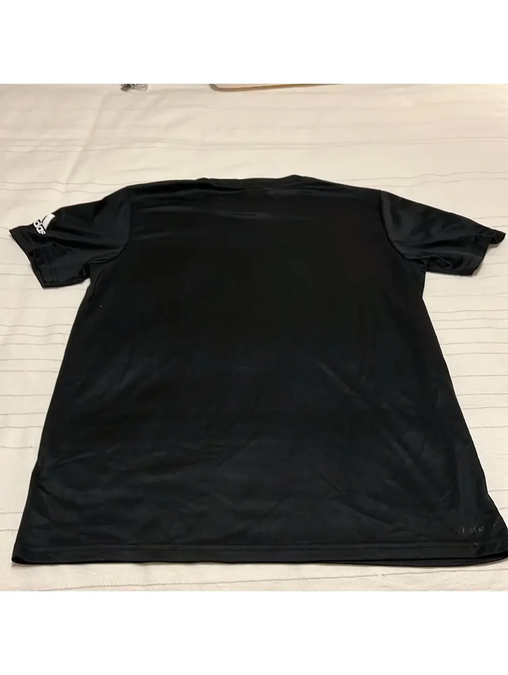 Adidas Climalite Black Crew Neck Performance Tee Men's Medium
